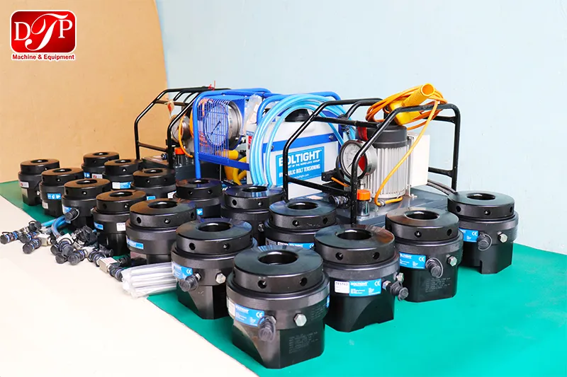 DTPVIETNAM BÀN GIAO THIẾT BỊ CĂNG BULONG - BƠM THỦY LỰC DẪN ĐỘNG BẰNG ĐỘNG CƠ KHÍ NÉN PHỤC VỤ CÔNG TÁC BẢO TRÌ, SỬA CHỮA NHÀ MÁY LỌC DẦU NGHI SƠN (NSRP)