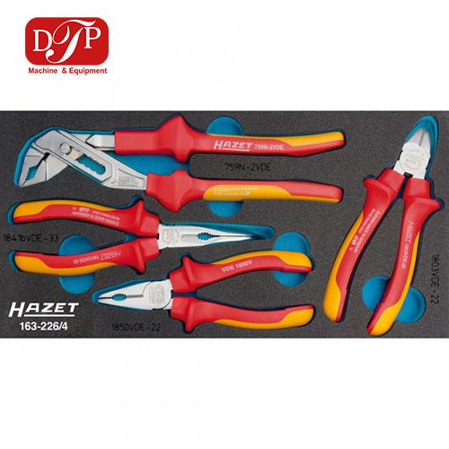 BỘ KÌM CÓ LỚP CÁCH ĐIỆN HAZET 163-226/4