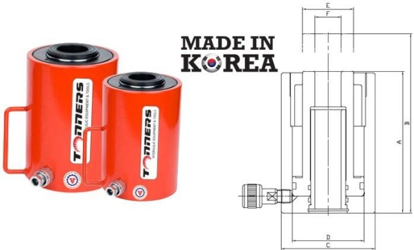 Kích thủy lực rỗng tâm