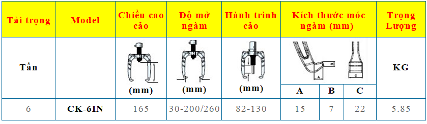 CẢO THỦY LƯC 6 TẤN CK-6IN